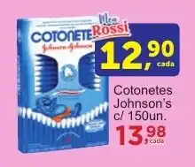 Rossi Supermercado Cotonetes Johnson's c/ 150un. oferta