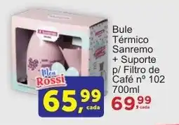 Rossi Supermercado Bule Térmico Sanremo + Suporte p/ Filtro de Café n° 102 oferta