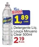 Rossi Supermercado Detergente Líq. Louça Minuano Clear oferta
