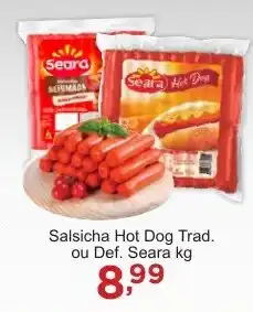Rossi Supermercado Salsicha Hot Dog Trad. ou Def. Seara oferta