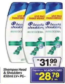Fort Atacadista Shampoo Head & Shoulders oferta