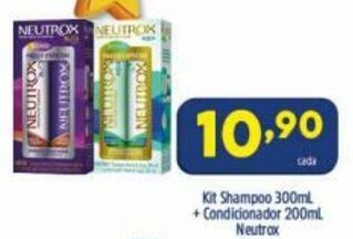 Kit Shampoo 300ml + Condicionador 200ml Neutrox