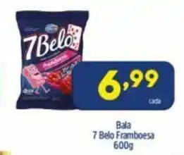 Arena Atacado Bala 7 Belo Framboesa 600g oferta