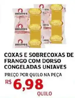 Assaí Atacadista Coxas e sobrecoxas de frango com dorso congeladas uniaves oferta