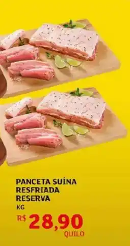 Assaí Atacadista Panceta suína resfriada reserva oferta
