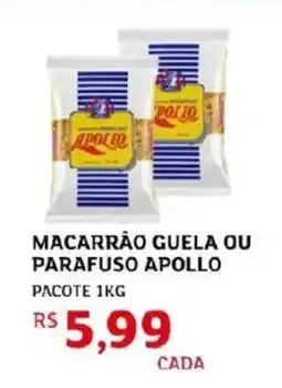 Assaí Atacadista Macarrão guela ou parafuso apollo oferta