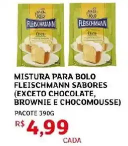 Assaí Atacadista Mistura para bolo fleischmann sabores oferta