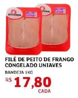 Assaí Atacadista Filé de peito de frango congelado uniaves oferta