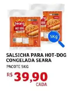 Assaí Atacadista Salsicha para hot-dog congelada seara oferta