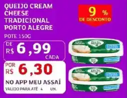Assaí Atacadista Queijo cream cheese tradicional porto alegre pote oferta
