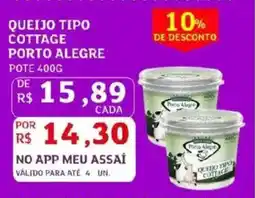 Assaí Atacadista Queijo tipo cottage porto alegre oferta