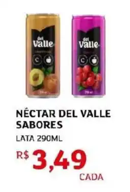 Assaí Atacadista Nectar del valle sabores lata oferta