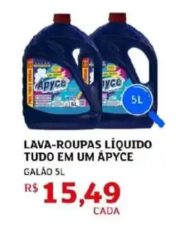 Assaí Atacadista Lava-roupas líquido tudo em um ápyce oferta