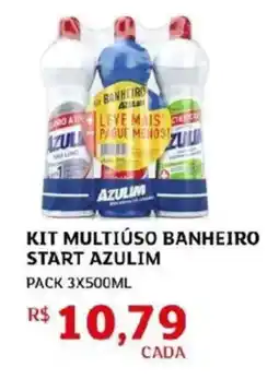 Assaí Atacadista Kit multiuso banheiro start azulim oferta