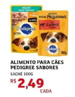 Assaí Atacadista Alimento para caes pedigree sabores sache oferta