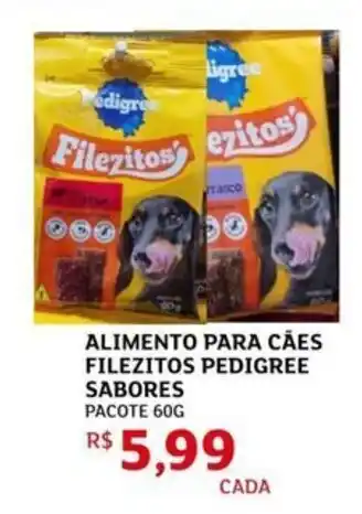 Alimento para caes filezitos pedigree sabores