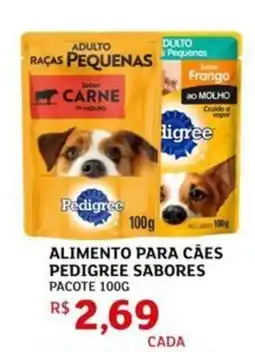 Assaí Atacadista Alimento para caes pedigree sabores pacote oferta