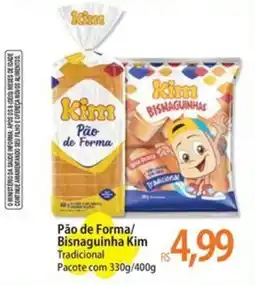 Atacadão Pão de Forma/ Bisnaguinha Kim oferta