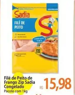 Atacadão Filé de Peito de Frango Zip Sadia Congelado Pacote oferta