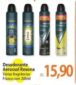 Atacadão Desodorante Aerossol Rexona Várias fragrâncias Frasco oferta