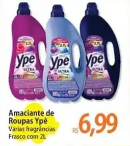 Atacadão Amaciante de Roupas Ypê Várias fragrâncias Frasco oferta