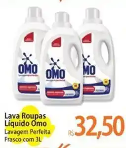 Atacadão Lava Roupas Líquido Omo Lavagem Perfeita Frasco oferta