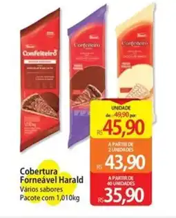 Atacadão Cobertura Forneável Harald Vários sabores oferta