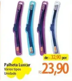 Atacadão Palheta Luxcar Vários tipos oferta