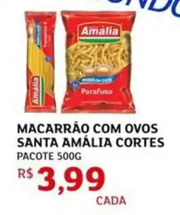 Assaí Atacadista Macarrão com ovos santa amália cortes oferta
