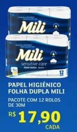 Assaí Atacadista Papel higiênico folha dupla mili oferta