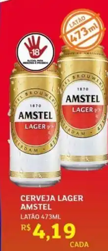 Assaí Atacadista Cerveja lager amstel oferta