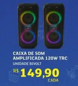 Assaí Atacadista Caixa de som amplificada 120w trc oferta