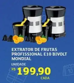 Assaí Atacadista Extrator de frutas profissional e10 bivolt mondial oferta