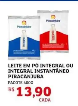 Assaí Atacadista Leite em pó integral ou integral instantâneo piracanjuba oferta