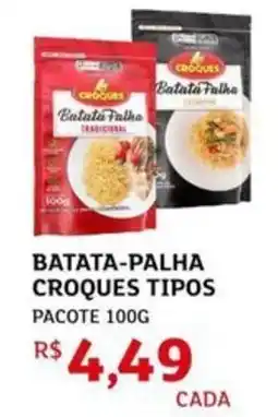 Assaí Atacadista Batata-palha croques tipos oferta