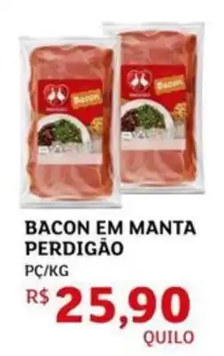 Assaí Atacadista Bacon em manta perdigão oferta