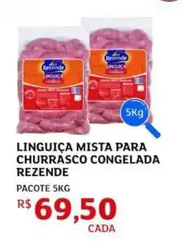 Assaí Atacadista Linguiça mista para churrasco congelada rezende oferta