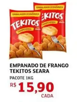 Assaí Atacadista Empanado de frango tekitos seara oferta