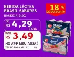 Assaí Atacadista Bebida láctea brasil sabores oferta