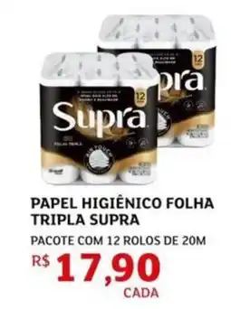 Assaí Atacadista Papel higiênico folha tripla supra oferta