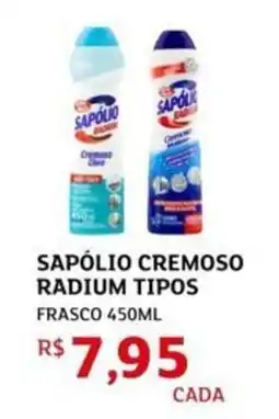 Assaí Atacadista Sapólio cremoso radium tipos frasco oferta
