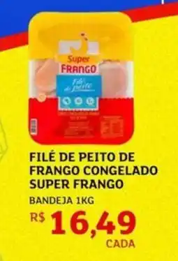 Assaí Atacadista Filé de peito de frango congelado super frango bandeja oferta