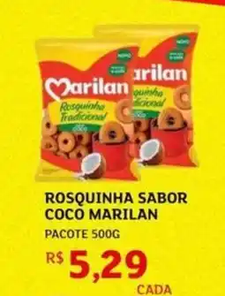 Assaí Atacadista Rosquinha sabor coco marilan pacote oferta