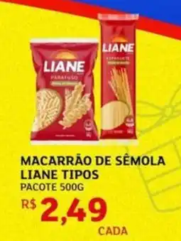 Assaí Atacadista Macarrão de sêmola liane tipos pacote oferta