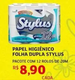 Assaí Atacadista Papel higiênico folha dupla stylus oferta