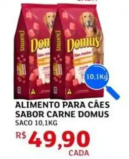 Assaí Atacadista Alimento para cães sabor carne domus saco oferta
