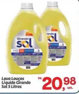 Fort Atacadista Lava Louças Líquido Girando Sol oferta