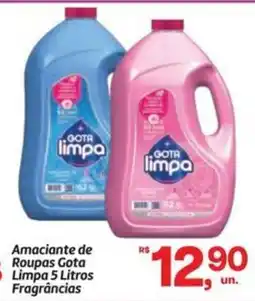 Fort Atacadista Amaciante de Roupas Gota Limpa Fragrâncias oferta