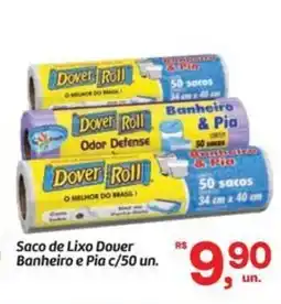 Fort Atacadista Saco de Lixo Douer Banheiro e Pia c/50 un. oferta