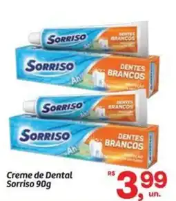 Fort Atacadista Creme de Dental Sorriso oferta